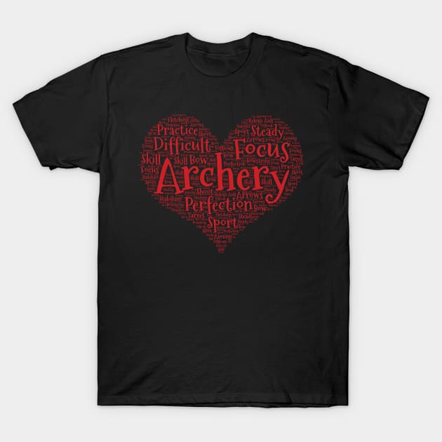 Archery for Girls Archer gifts for women print T-Shirt by theodoros20